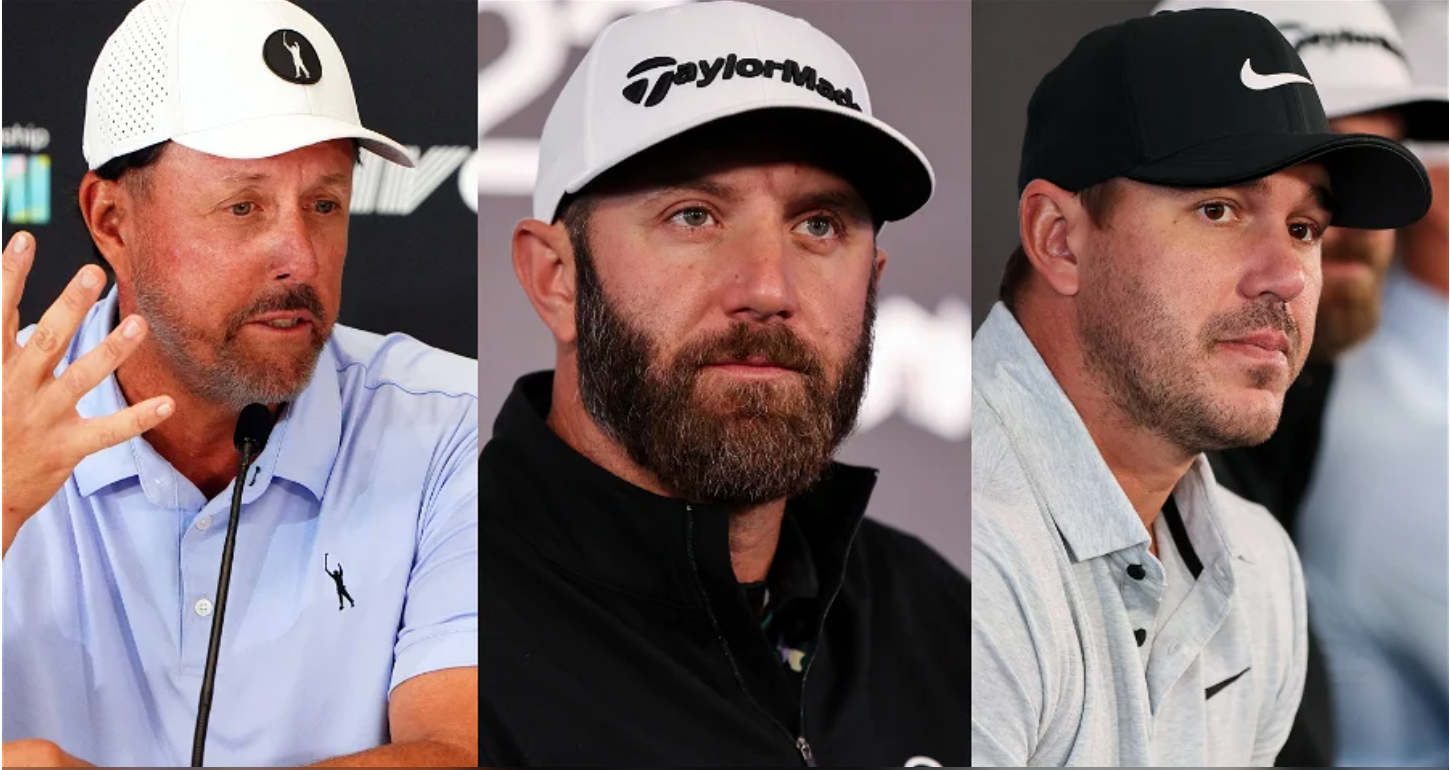 Phil, Dustin Johnson, Brooks Koepka hưởng lợi lớn sau vụ bắt tay LIV Golf và PGA Tour