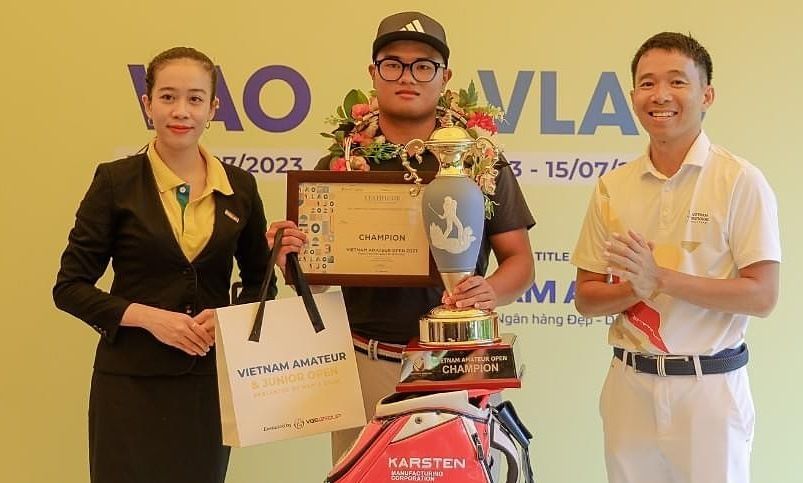 Nguyễn Nhất Long vô địch nam Vietnam Amateur Open 2023