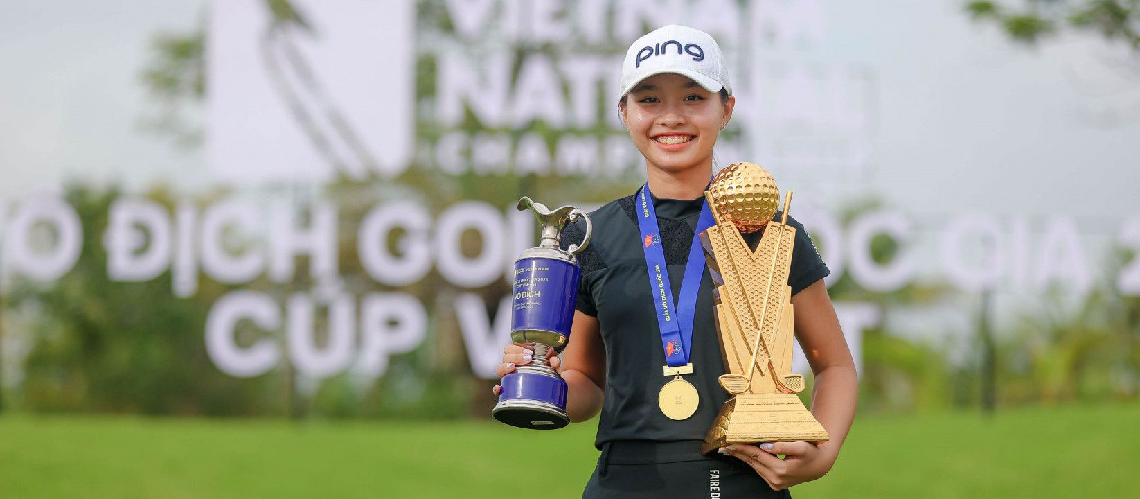 Lên ngôi giải VĐQG 2023, Lê Chúc An giành danh hiệu VGA Tour đầu tiên trong sự nghiệp